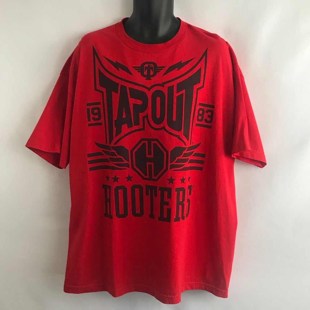 Red & Black Tap Out T-Shirt